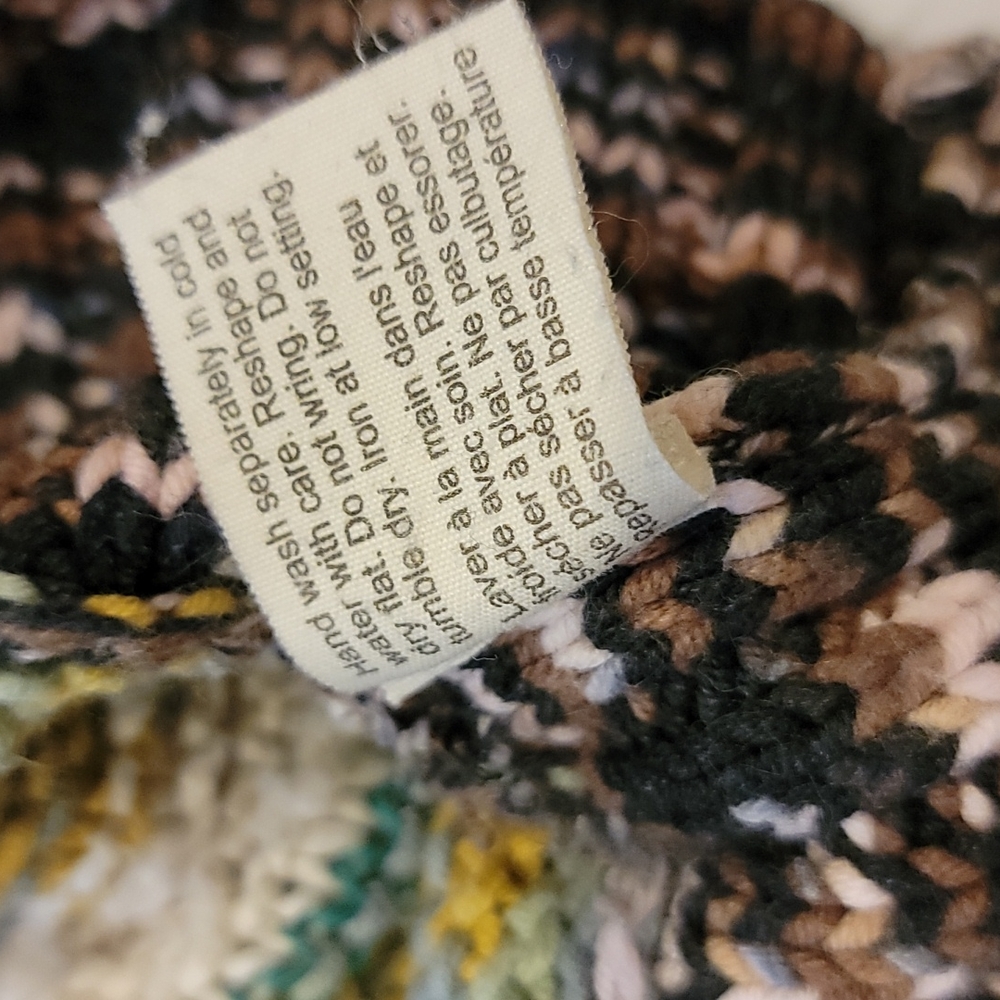 Anthropologie Rosie Neira Medium "Marbled Bands Sweater" - Picture 14 of 14